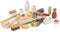 Woet® Houten Sushi Speelset - 30-delig Japans Rollenspel Speelgoed - Inclusief Stokjes, Sojasaus en Serveerplank - FSC Speelgoedeten - Educatief Keuke