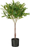 Mica Decorations Olijf Kunstplant in Bloempot - H75 x Ø15 cm - Groen