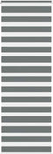 vidaXL - Zebra - rolgordijn - 75x200 - cm - stofbreedte - 70,9 - cm - donkergrijs