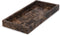 MOOISA - Marmer Dienblad - Tray bruin 15x30cm - rond marmer dienblad - vierkant marmer dienblad - decoratie schaal - tapasplank - serveerplank