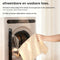 Saaf - Warmtekussen - 3 warmtestanden - Draadloos - Oplaadbaar - Bouclé Off-white - 40 x 40 cm