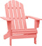 vidaXL - Tuinstoel - Adirondack - massief - vurenhout - roze