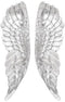 vidaXL - Vleugels - Zilver - 91x31x5 - cm - Aluminium