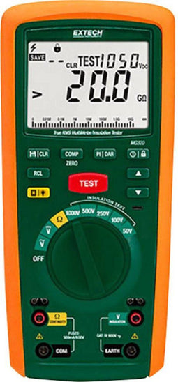 Extech MG320 - isolatiemeter - 50 V, 100 V, 250 V, 500 V, 1000 V 20 GΩ