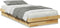 vidaXL - Bedframe - zonder - matras - 75x190 - cm - massief - hout - eiken