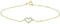 Marie Celeste - Armband - Hart zirkonia 16,5 - 18,5 cm - Goud