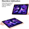 imoshion Tablet Hoes - Geschikt voor iPad Air 5 (2022) / Air 4 (2020) / Air 11 inch (2025) M3 / Air 11 inch (2024) M2 - Trifold Hardcase Bookcase - Roze