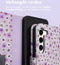 iMoshion Hoesje Geschikt voor Samsung Galaxy S23 Hoesje Met Pasjeshouder - iMoshion Design Bookcase smartphone - Meerkleurig / Purple Flowers