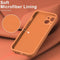 Lunso - Geschikt voor iPhone 15+ / 15 Plus - Hoesje Flexibel silicone Backcover - Oranje