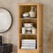 SoBuy Badkamer Hoge Kast - Opbergkast - Wassorteerder - MDF PB Materiaal - 40kg Capaciteit - 40x173x