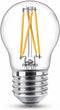 Philips LED Kogellamp Transparant - 40 W - E27 - Dimbaar warmwit licht