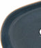 vidaXL - Opzetwasbak - ovaal - 59x40x14 - cm - keramiek - zandkleurig - en - blauw