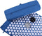 Confibel Acupressure Mat en Kussen - Spijkermat + Kussen Set + Triggerpoint Bal - Massage & Ontspanning - 65x40 cm - Blauw