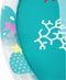 Bestway Waterspeelmat - Opblaasbare Randen met Sproeisysteem - Onderwaterprint - 165 x 165 CM - Blauw