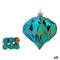 Set kerstballen Krist+ 00897 Blauw Plastic Diamant (12 Stuks)