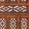 vidaXL - Kamerscherm - 3 - panelen - handgesneden - 120x165 - cm - mangohout - bruin