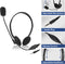 ACT AC9330 - On-ear headset met microfoon en volumeregeling - Zwart