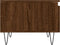 vidaXL - Salontafel - 50x46x35 - cm - bewerkt - hout - bruin - eikenkleur
