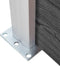 vidaXL - Schuttingpaneel - 95x186 - cm - HKC - zwart