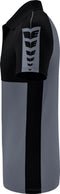 Erima Six Wings Polo Heren - Licht sneldrogend materiaal - Slate Grey / Zwart - Maat: XL