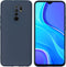 iMoshion Hoesje Geschikt voor Xiaomi Redmi 9 Hoesje Siliconen - iMoshion Color Backcover - Donkerblauw