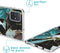 iMoshion Hoesje Geschikt voor Samsung Galaxy A71 Hoesje Siliconen - iMoshion Design hoesje - Zwart / Meerkleurig / Blauw / Shattered Blue Marble