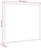 vidaXL - Krijtbord - met - massief - grenenhouten - lijst - 60x55 - cm - zwart