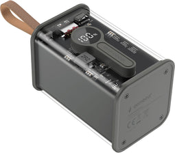 Gembird PB18-TQC3-01 - Powerbank 18000 mAh - 2 USB poorten - Zwart