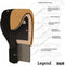 Super Pro Combat Gear - Legend - Lederen kickbokshandschoenen 18oz - Grijs