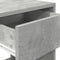vidaXL - Nachtkastje - met - lade - 35x34x66,5 - cm - betongrijs