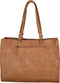 Enrico Benetti Lily - Shopper met 15 inch laptopvak - Cognac