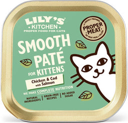Lily's kitchen cat kitten cod pate kattenvoer 19x85 gr