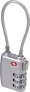 Sygonix SY-5044450 Kabelslot 33 mm TSA Zilver Cijferslot