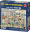 Jan Van Haasteren - Studio 10 jaar - 1000 Stukjes puzzel