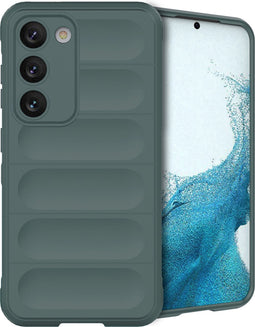 iMoshion Hoesje Geschikt voor Samsung Galaxy S23 Plus Hoesje Siliconen - iMoshion EasyGrip Backcover - Donkergroen