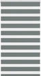 vidaXL - Zebra - rolgordijn - 90x150 - cm - stofbreedte - 85,9 - cm - donkergrijs