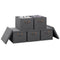 Woltu Opvouwbare Opbergbox - Set van 5 - 51 liter - Grijs 48 x 30 x 36 cm (set van 5)