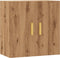vidaXL - Wandkast - 60x31x60 - cm - bewerkt - hout - artisanaal - eikenkleurig