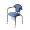 Able2 Toiletstoel - Vast model - Ergonomische rugleuning - Grijs
