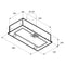 Inventum AKI6005ZWA - Inbouwunit afzuigkap - 3 snelheden 65 dB(A) - 2 x 3 Watt LED spots