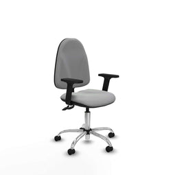 Piqueras y Crespo B2D05RF - Bureaustoel - Verstelbare hoogte met armleuning - Lichtgrijs