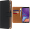 Hoesje Met Pasjeshouder Geschikt voor Samsung Galaxy A7 (2018) - Luxe Softcase Bookcase - Zwart
