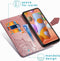 iMoshion Hoesje Geschikt voor Samsung Galaxy M11 / A11 Hoesje Met Pasjeshouder - iMoshion Mandala Bookcase - Rosé Goud