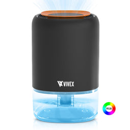 Vivex® Luchtontvochtiger AirDry Pro - Ontvochtigt 600 ml per Dag - Extreem Stil - RGB LED -