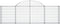 vidaXL - Schanskorven - 11 - st - gewelfd - 200x30x60/80 - cm - gegalvaniseerd - ijzer