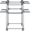 vidaXL - Wasrek - 107x107x120 - cm - aluminium