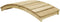 vidaXL - Tuinbrug - met - leuning - 170x74x105 - cm - geïmpregneerd - grenenhout