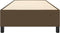 vidaXL - Bedframe - zonder - matras - 80x200 - cm - stof - donkerbruin
