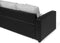 TAMPERE - Hoekslaapbank - Zwart - Linkerzijde - 226 cm - Polyester