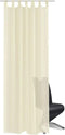 vidaXL - Gordijn - Crème - 140x175 - cm - (2 - stuks)